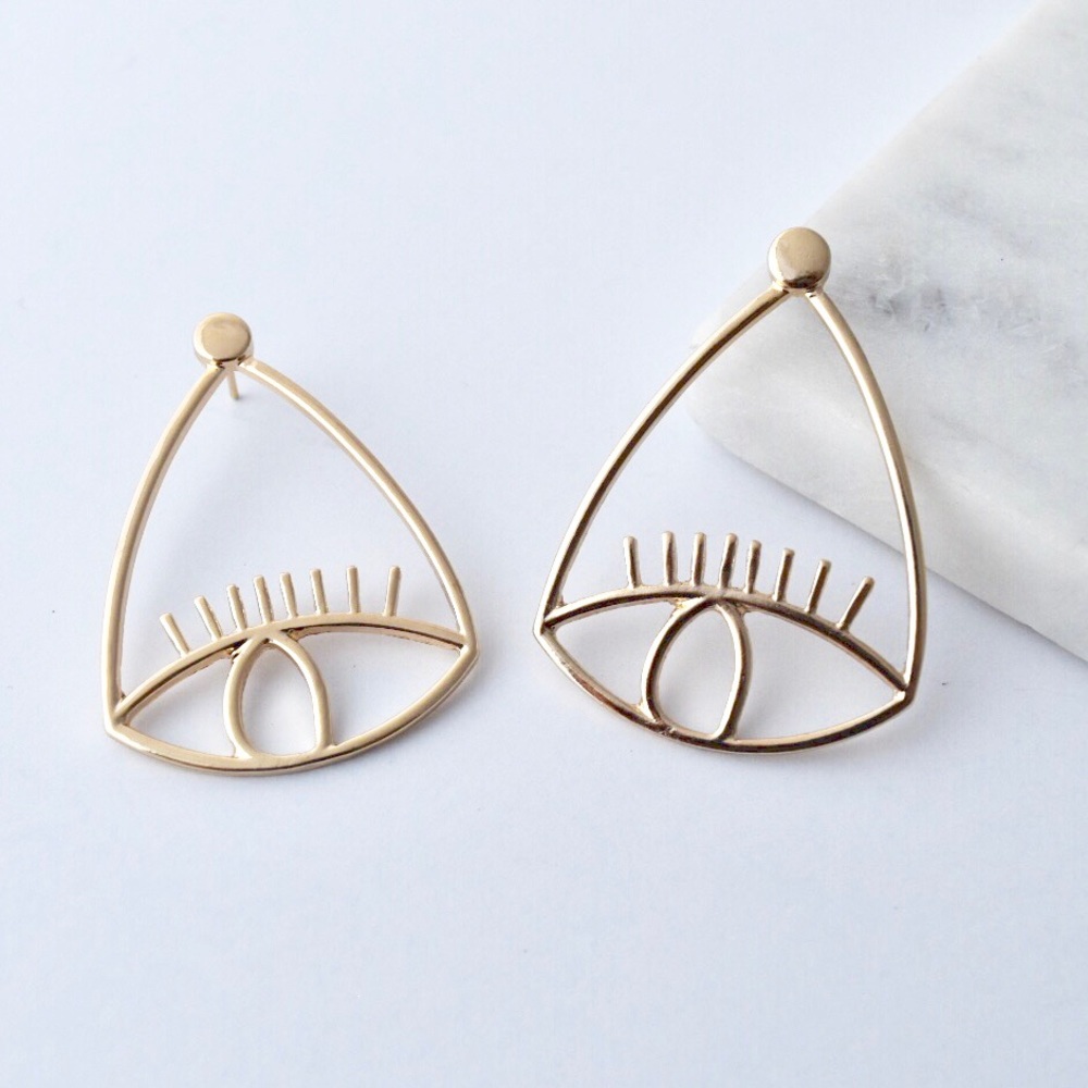 Evil Eye Hoop Earrings